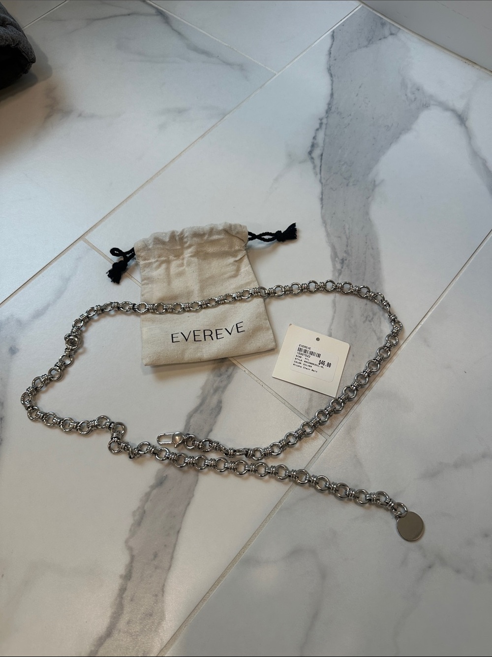 Evereve silver belt